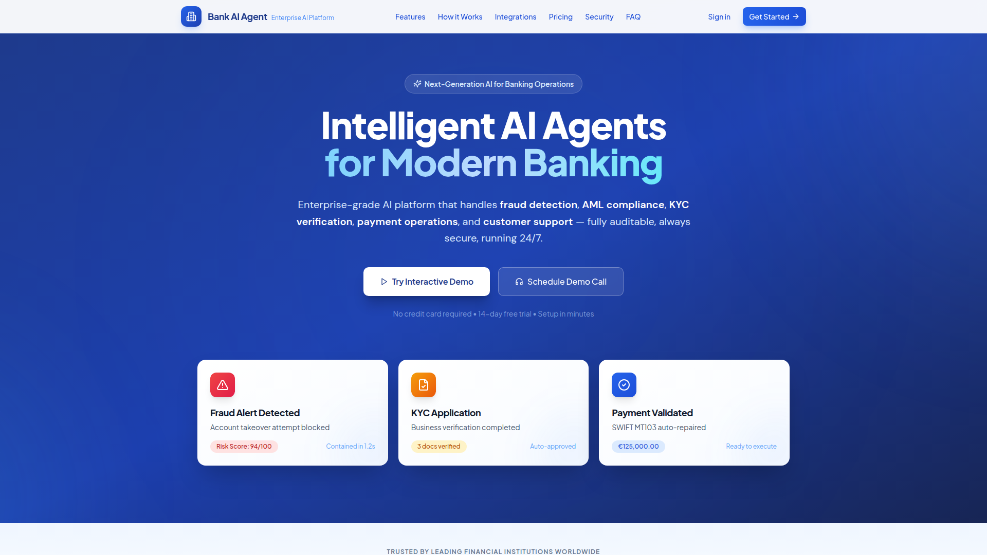 Bank AI Agent — Enterprise-Grade AI Platform with Six Specialized ...